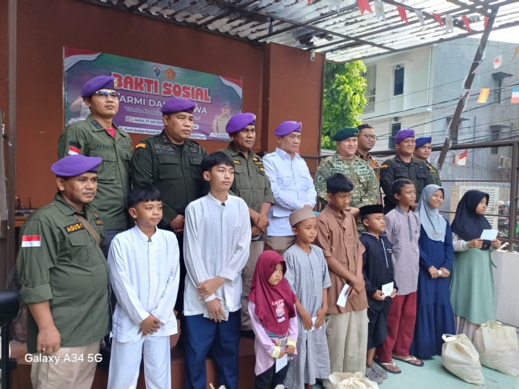 Perkuat Semangat Pengabdian, DPP GMPD Turut Sukseskan Bakti Sosial MENWA dan IARMI